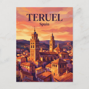 Postal Teruel España