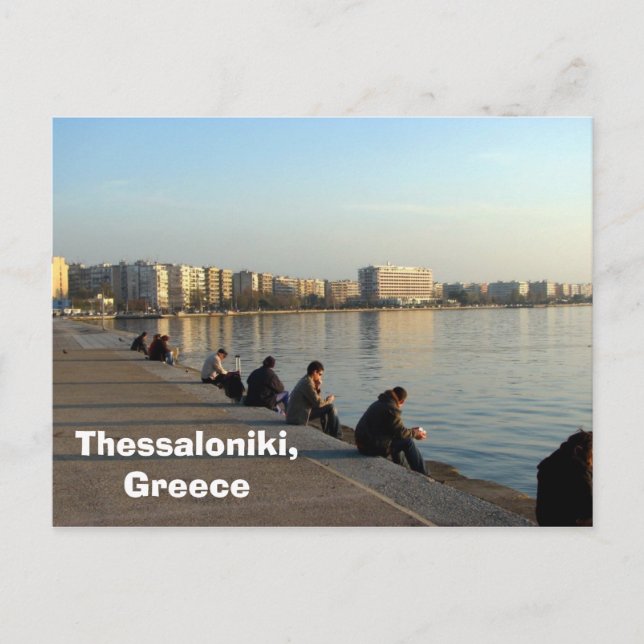 Postal Tesalónica, Grecia (Anverso)