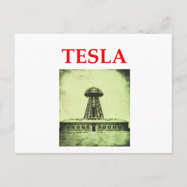 Postal tesla (Anverso)