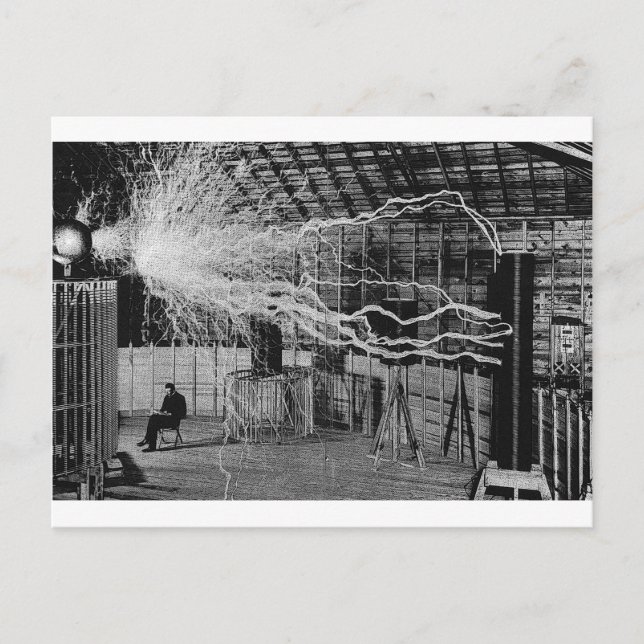 Postal tesla (Anverso)