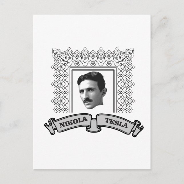 Postal tesla en ronda (Anverso)