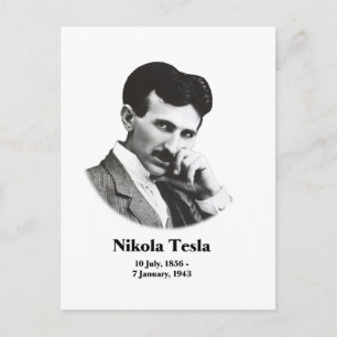 Postal Tesla Joven