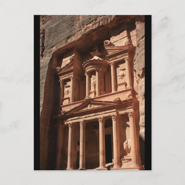 Postal tesorería de khazneh petra (Anverso)