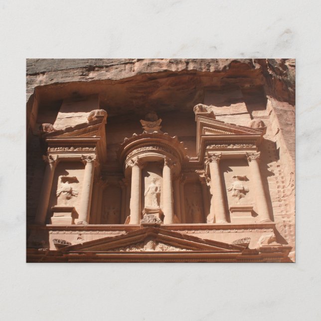 Postal tesoro de piedra de petra (Anverso)
