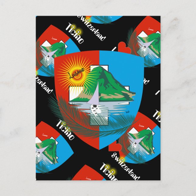 Postal Tessin Schweiz Postkarte (Anverso)