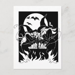 Postal Testigos de Halloween