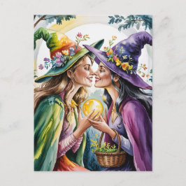 Postal Testigos lesbianas paganas