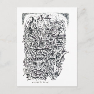 Postal Testigos y demonios, por Brian Benson