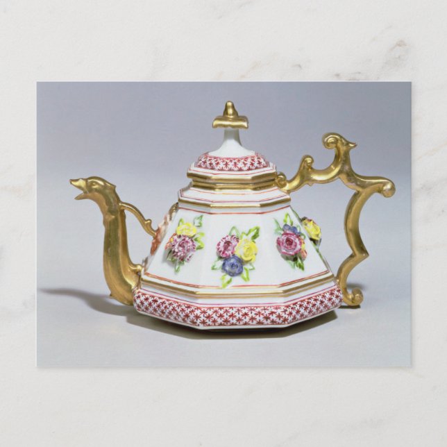 Postal Tetera octogonal meissen, c.1718 (Anverso)