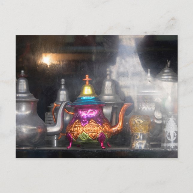 Postal Teteras En Venta En El Mercado (Anverso)