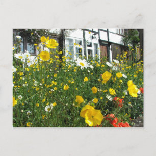 Postal Tewkesbury cabañas y Jardín