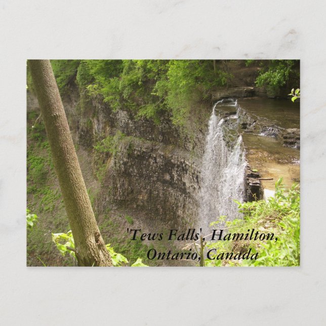 Postal "Tews Falls", Hamilton, Ont... (Anverso)