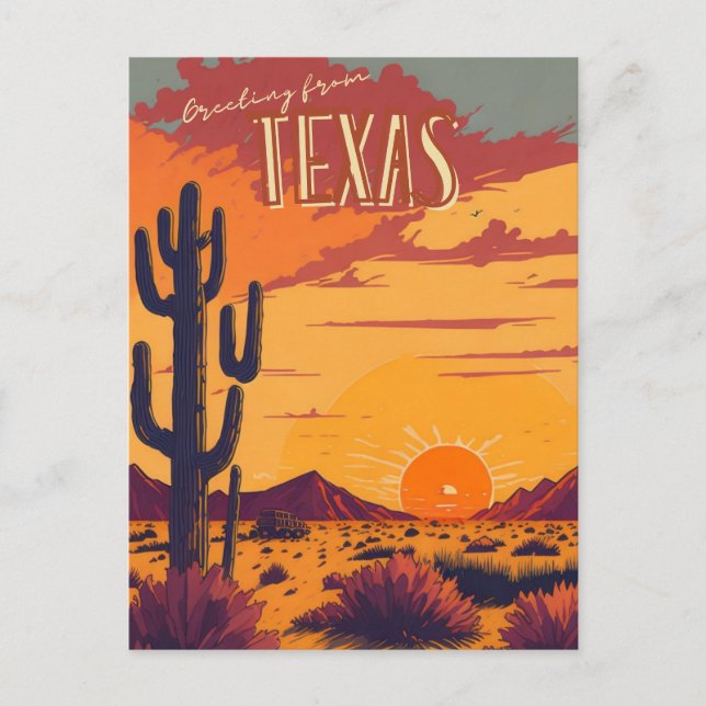 Postal Texas (Anverso)