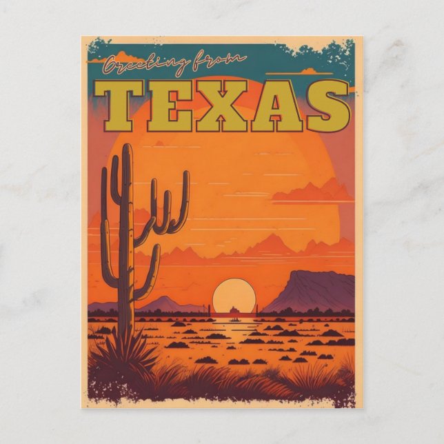 Postal Texas (Anverso)