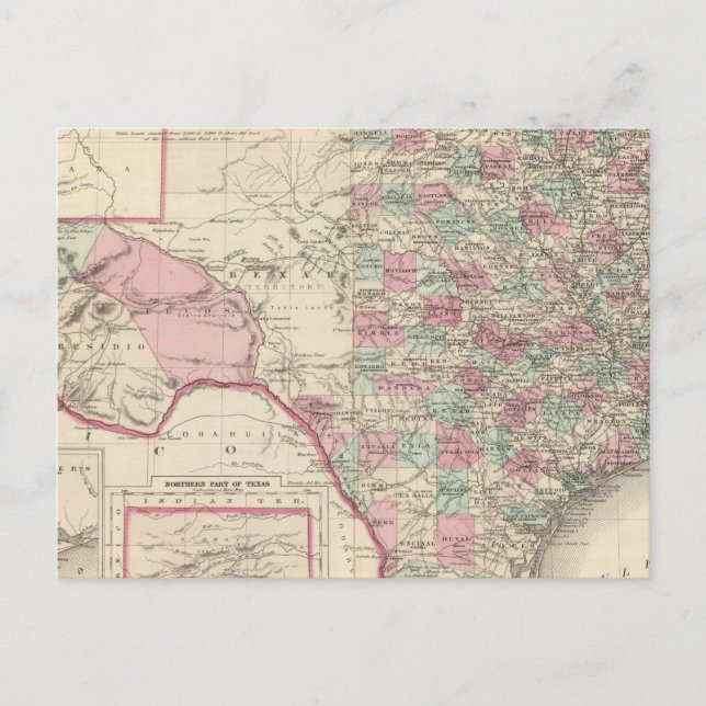 Postal Texas 5 (Anverso)