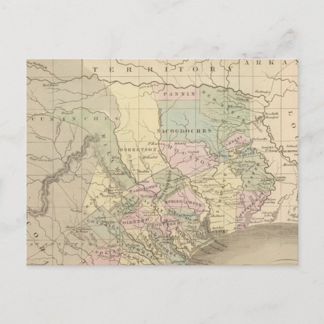 Postal Texas 6 (Anverso)