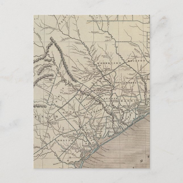 Postal Texas Atlas Map (Anverso)