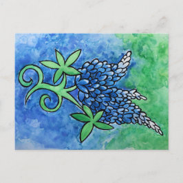 Postal Texas Bluebonnets