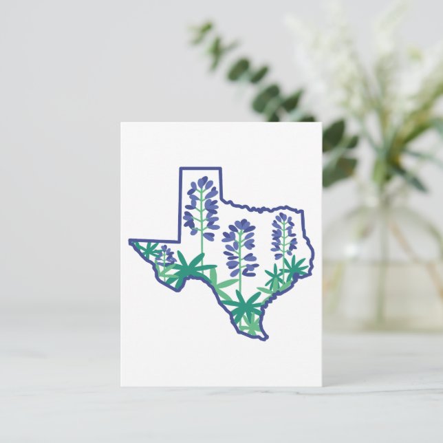 Postal Texas Card, Texas State Card, Texan Card, Texas (Anverso de pie)