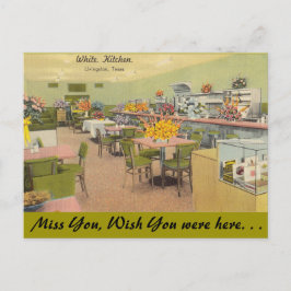 Postal Texas, cocina blanca, Livingston