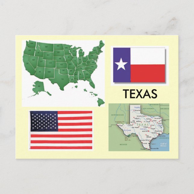 Postal Texas, EE.UU. (Anverso)