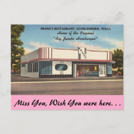 Postal Texas, Frank's Restaurant, Schulenburg