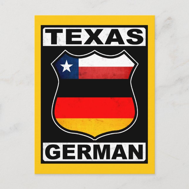 Postal Texas German American (Anverso)