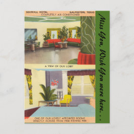 Postal Texas, Hotel Sea Wall, Galveston