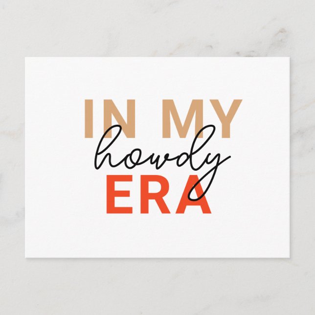 Postal Texas Howdy Era (Anverso)