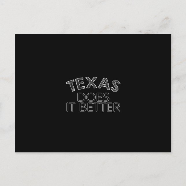 Postal Texas lo hace mejor (Anverso)