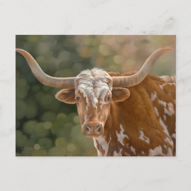 Postal Texas Longhorn (Anverso)