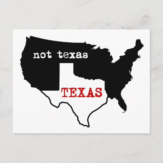 Postal Texas/No Texas (Anverso)