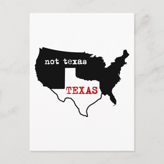Postal Texas/No Texas (Anverso)