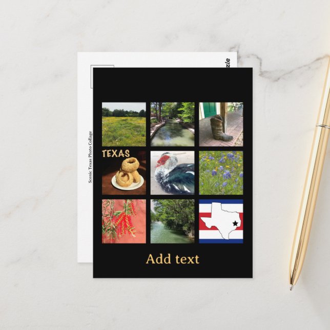 Postal Texas panorámico (Anverso/Reverso In Situ)