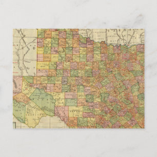 Postal Texas por Rand McNally