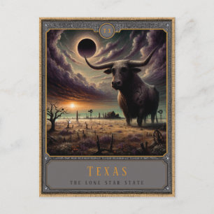 Postal Texas   Postcarta de arte gótico
