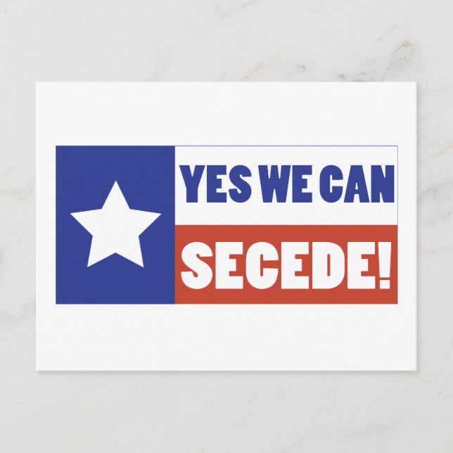 Postal Texas Secede (Anverso)