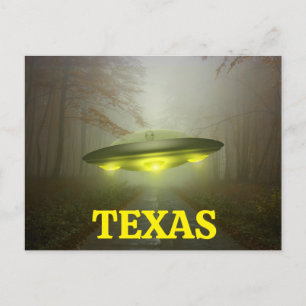 Postal TEXAS SPACESHIP UFO