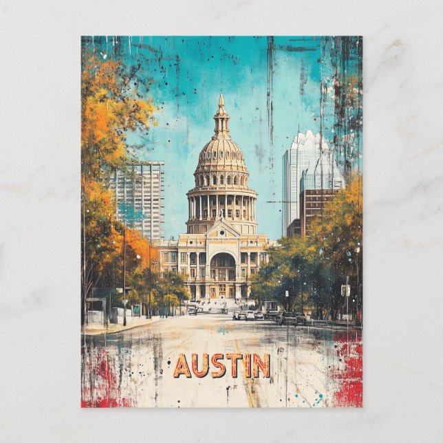Postal Texas State Capitol Austin (Anverso)