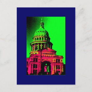 POSTAL TEXAS STATE CAPITOL POSTCARD MULTI