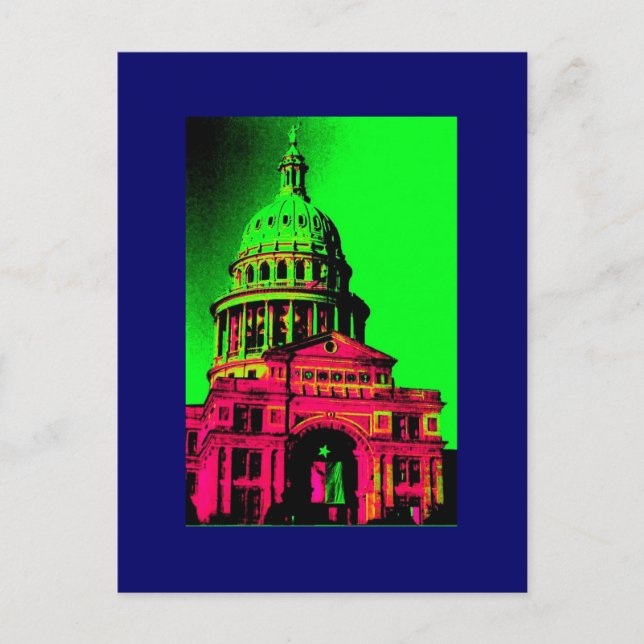 POSTAL TEXAS STATE CAPITOL POSTCARD MULTI (Anverso)