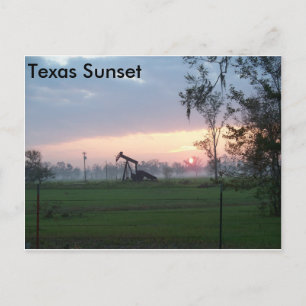 Postal Texas Sunset
