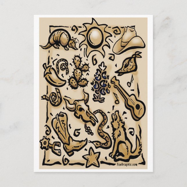 Postal Texas Thang (Anverso)