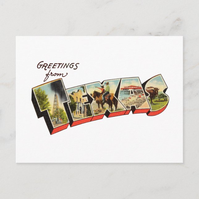 Postal Texas TX (Anverso)