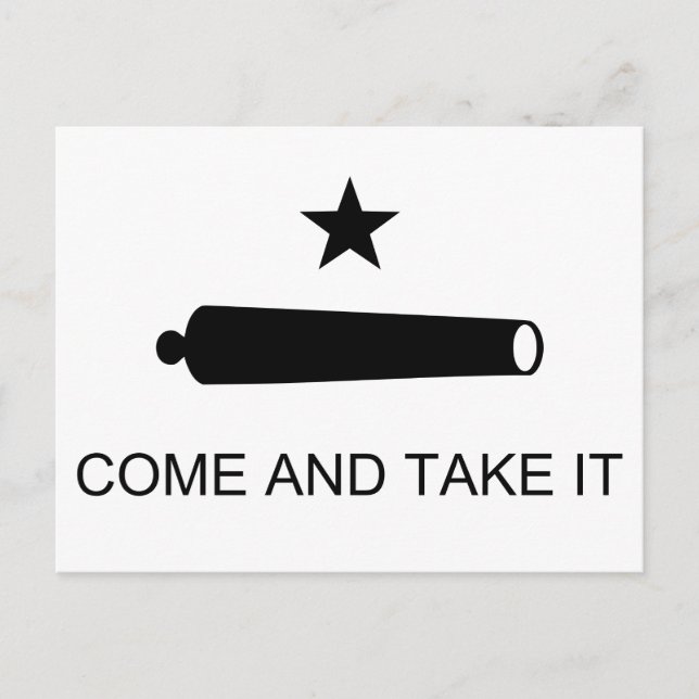 Postal Texas, Ven y Tómala (Anverso)