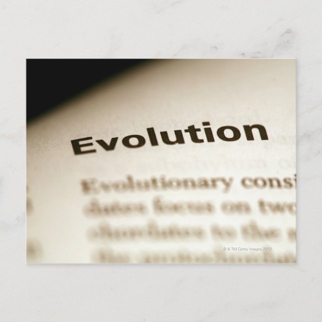 Postal Texto de evolución en la página (Anverso)