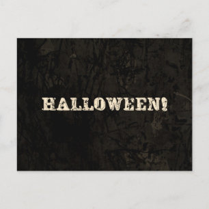 Postal Texto de Halloween
