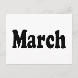 Postal Texto del mes de marzo