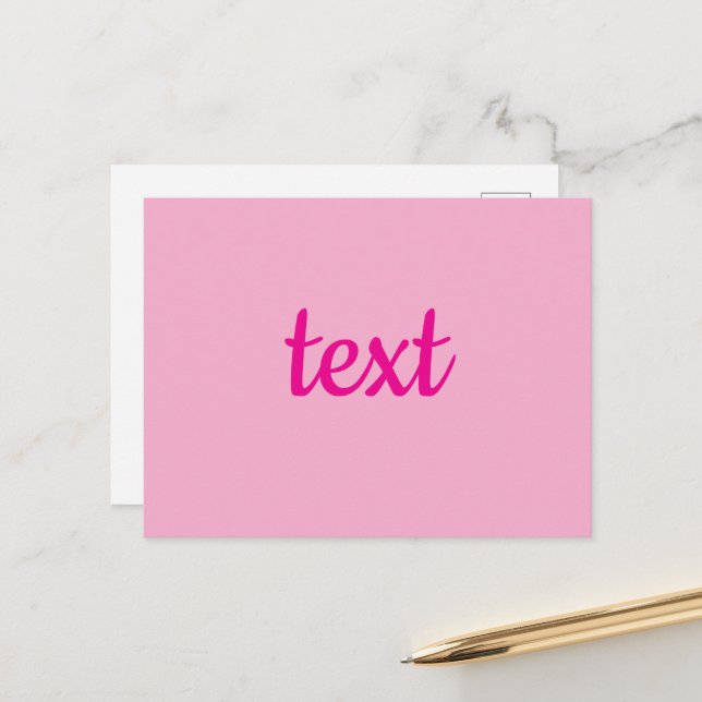 Postal Texto personalizable genial (Anverso/Reverso In Situ)