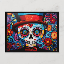Postal texto personalizado 💀 Día de Muertos